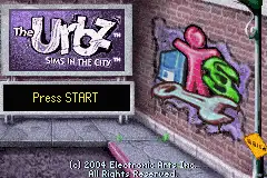 Urbz- Sims in the City / gba Title Image