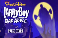 Veggie Tales- LarryBoy and the Bad Apple / gba Title Image