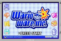WarioWare Inc / gba Title Image