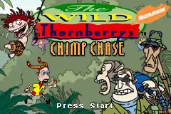 Wild Thornberrys- Chimp Chase / gba Title Image