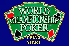 World Championship Poker / gba Title Image