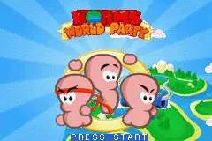 Worms World Party / gba Title Image