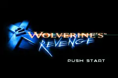 X-Men 2- Wolverines Revenge / gba Title Image