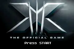 X-Men- The Official Game / gba Title Image