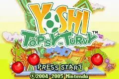 Yoshi Topsy- Turvy / gba Title Image