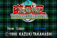 Yu-Gi-Oh!- The Eternal Duelist Soul / gba Title Image