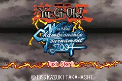 Yu-Gi-Oh!- World Championship Tournament 2004 / gba Title Image