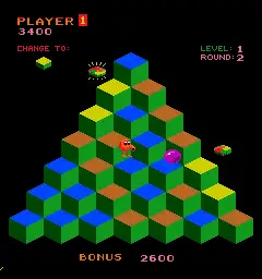 Faster, Harder, More Challenging Q*bert mame