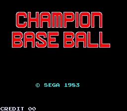 챔피온 베이스볼 Title Image