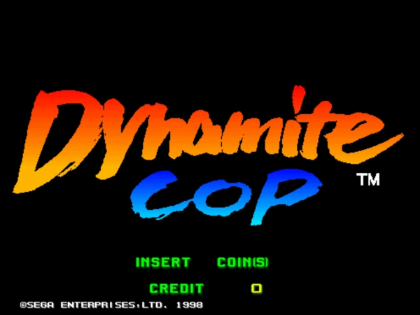 Dynamite Cop / mame2 Title Image
