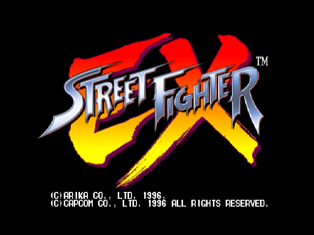 Street Fighter EX / mame2 Title Image