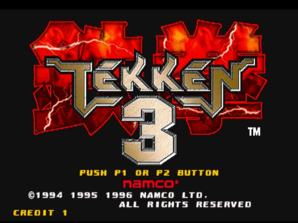 Tekken 3 / mame2 Title Image