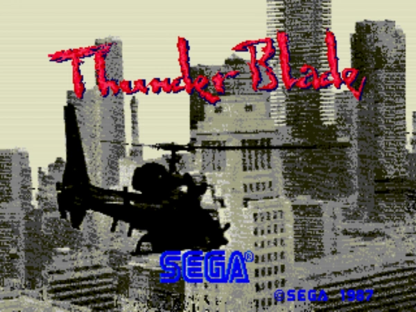Thunder Blade / mame2 Title Image