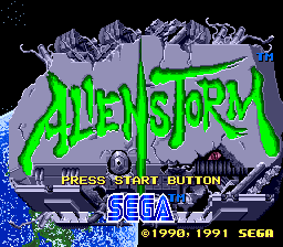 Alien Storm / md Title Image
