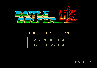 Battle Golfer Yui / md Title Image