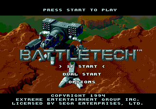 Battle Tech / md Title Image