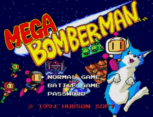Mega Bomberman / md Title Image