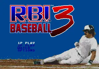 RBI Baseball 3 / md Title Image