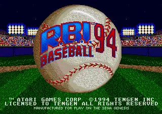 RBI Baseball 94 / md Title Image