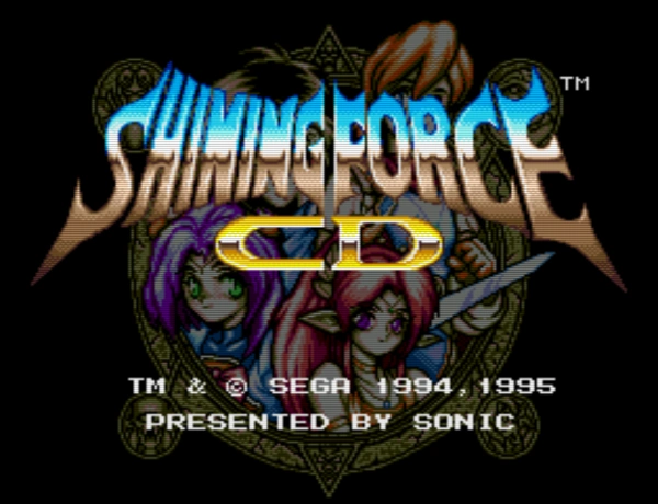 Shining Force CD / md Title Image