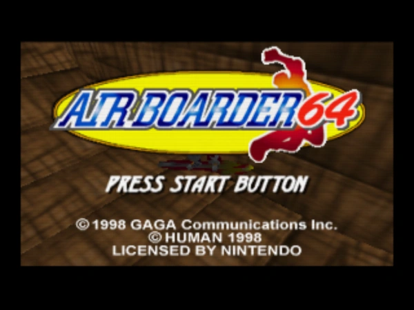 Air Boarder 64 / n64 Title Image