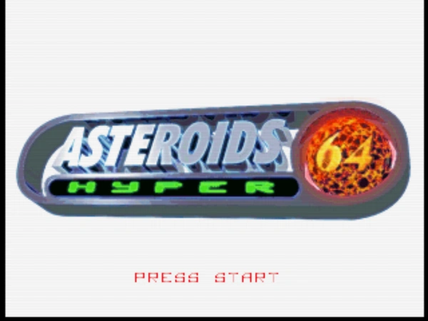 Asteroids Hyper 64 / n64 Title Image
