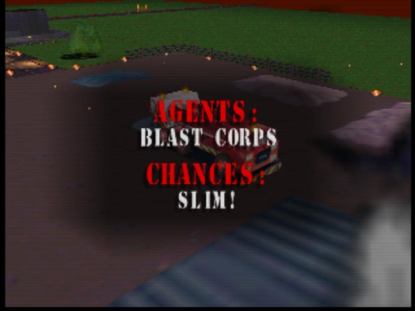 Blast Corps / n64 Title Image