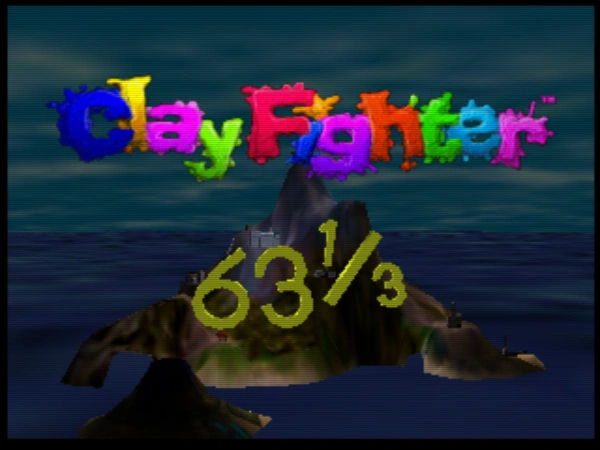 Clay Fighter 63 1-3 / n64 Title Image