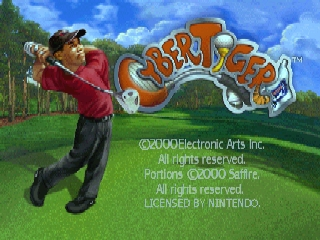 CyberTiger / n64 Title Image