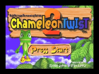 Chameleon Twist 2 / n64 Title Image