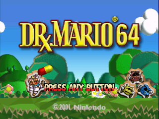 Dr Mario 64 / n64 Title Image