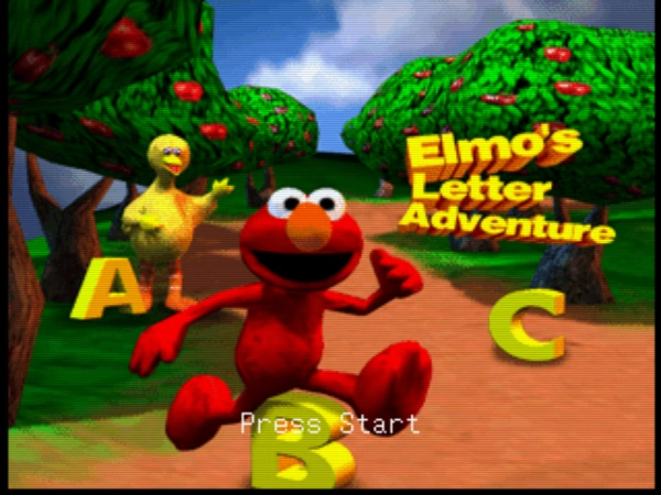 Elmos Letter Adventure / n64 Title Image