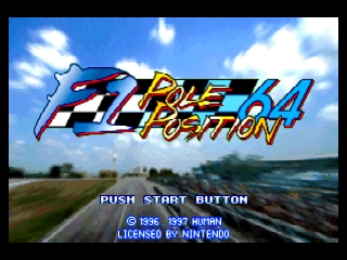 F1 Pole Position 64 / n64 Title Image
