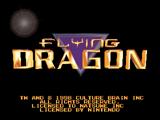 Flying Dragon / n64 Title Image