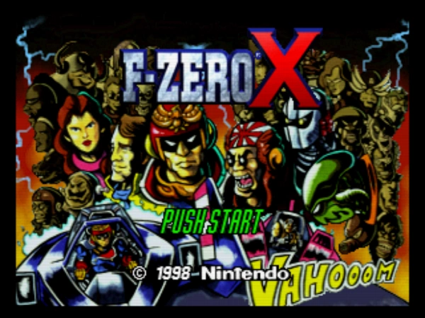 F-Zero X / n64 Title Image