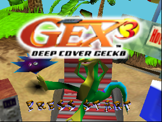 Gex 3 - Deep Cover Gecko / n64 Title Image