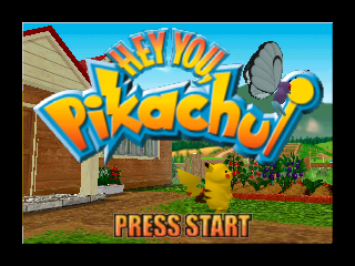 Hey You Pikachu / n64 Title Image