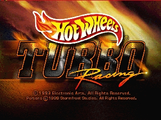Hot Wheels - Turbo Racing / n64 Title Image