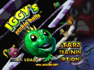 Iggys Reckin Balls / n64 Title Image