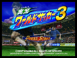 Jikkyou World Soccer 3 / n64 Title Image