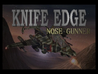 Knife Edge - Nose Gunner / n64 Title Image
