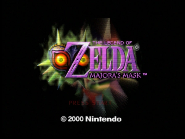 Legend of Zelda - Majoras Mask / n64 Title Image