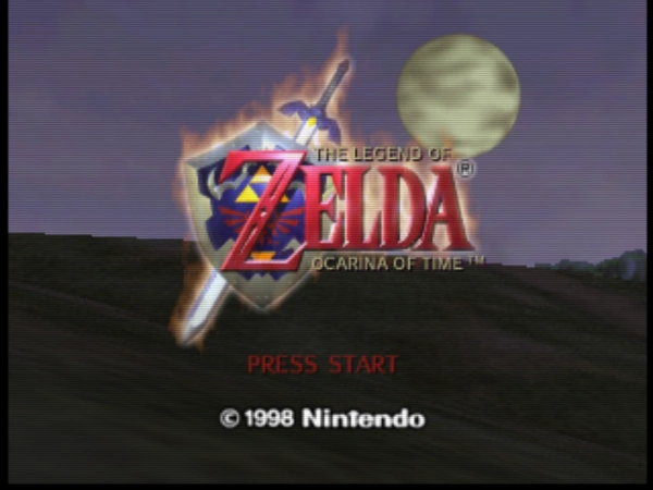 Legend of Zelda - Ocarina of Time / n64 Title Image