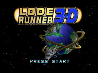 Lode Runner 3-D / n64 Title Image