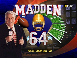 Madden Football 64 / n64 Title Image