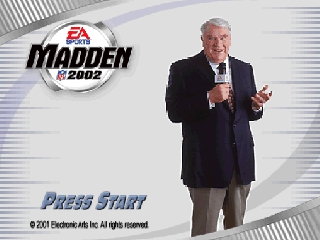 Madden NFL 2002 / n64 Title Image