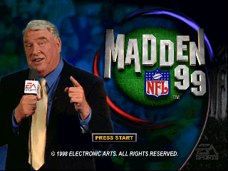 Madden NFL 99 / n64 Title Image