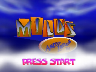 Milos Astro Lanes / n64 Title Image