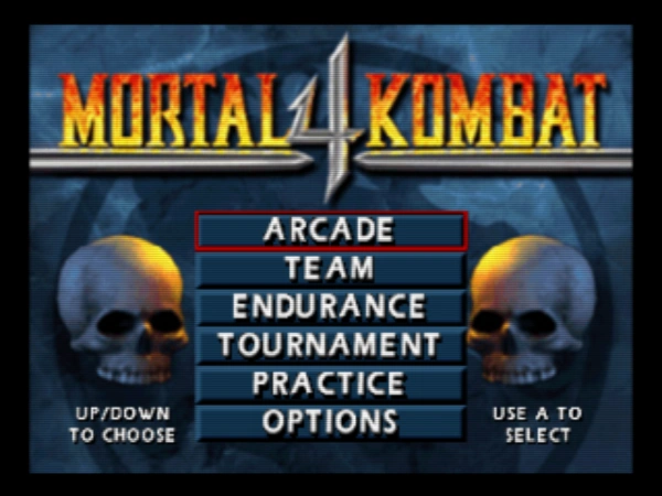 Mortal Kombat 4 / n64 Title Image