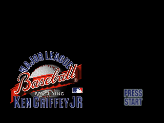 Major League Baseball featuring Ken Griffey Jr / n64 Title Image